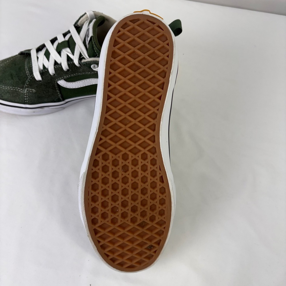 Vans Old Skool Filmore Green Suede‎ Lace Up Low Top Sneakers Shoes Size 6Y - Picture 9 of 10